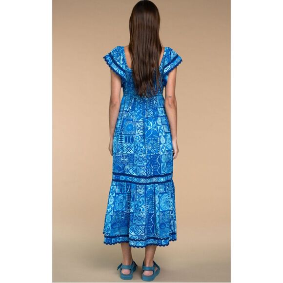 Olivia James Brooke Dress, Native Dusk Maxi Dress Size Small - Picture 6 of 8